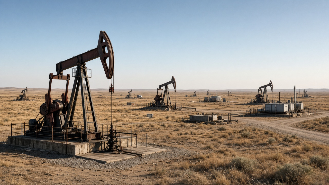Нефтедобыча в степи