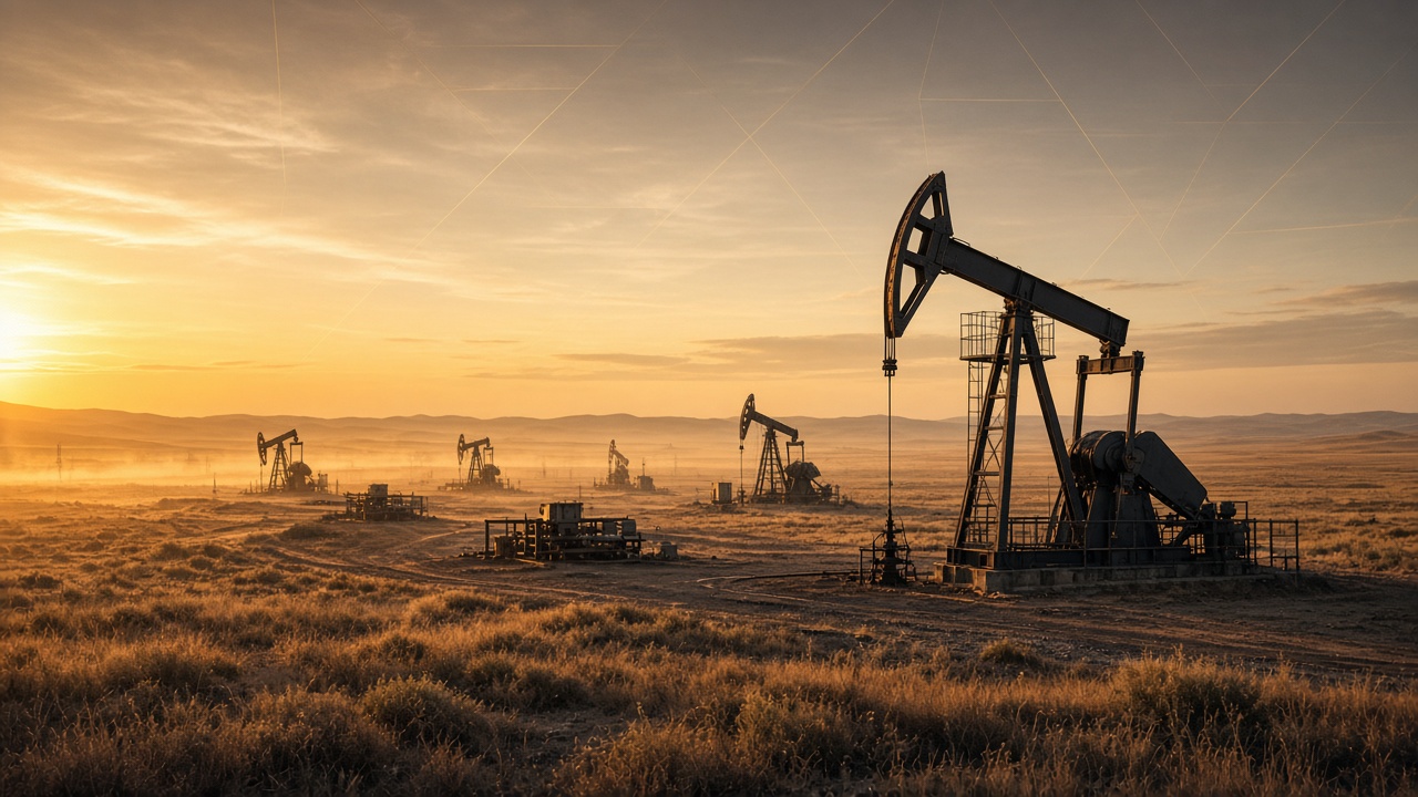 Нефтедобыча в степи